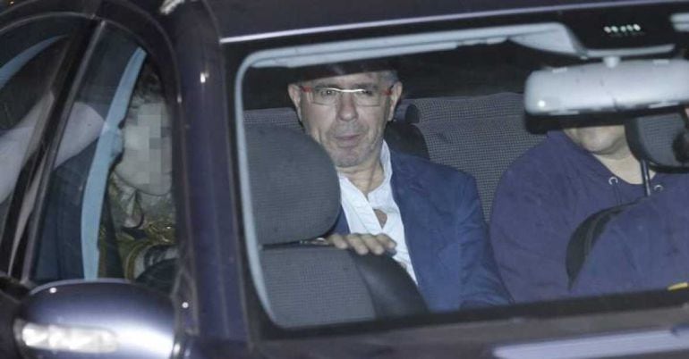 Francisco Granados, tras ser detenido