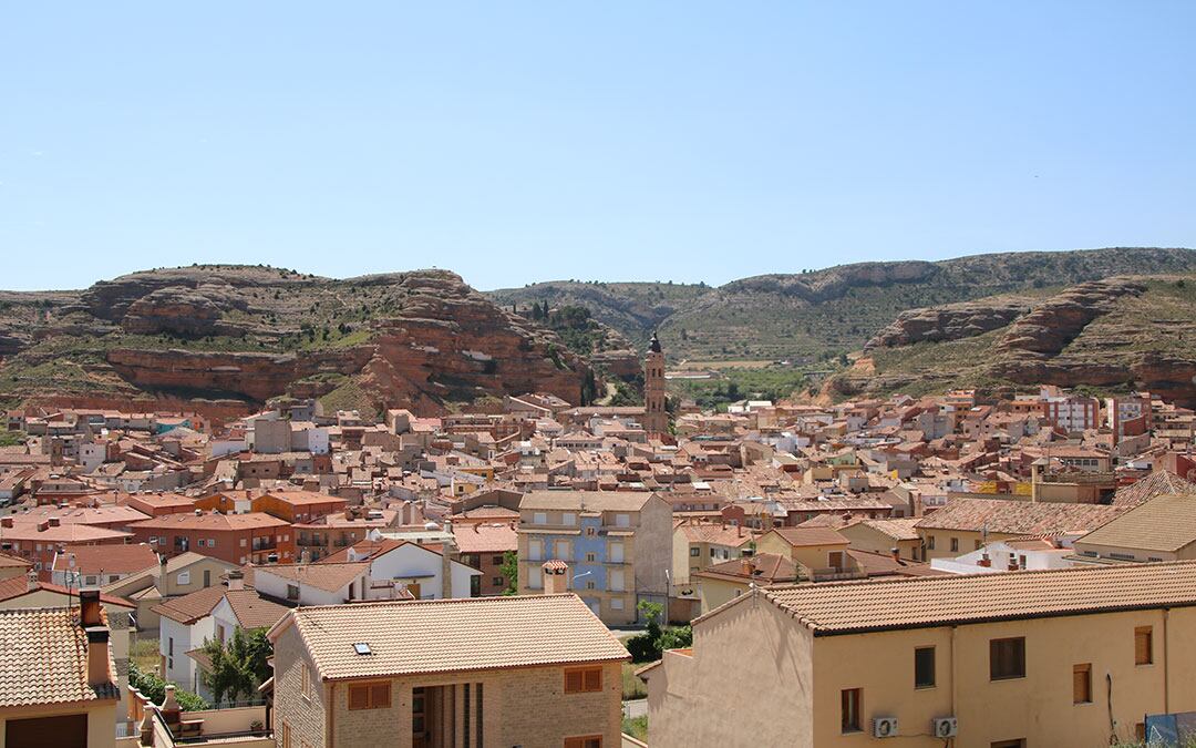 Vista panorámica de Alcorisa, Teruel