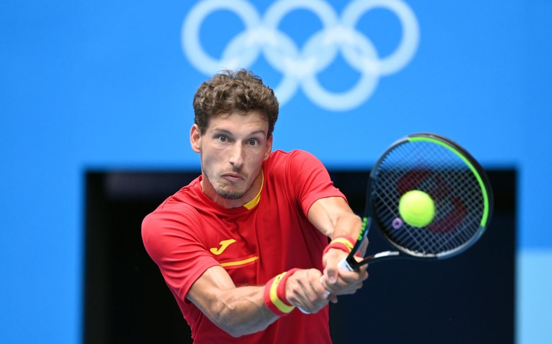 Pablo Carreño, en su partido ante Khachanov.