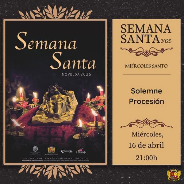 Cerrará la procesión la Cofradía de Nuestra Señora de los Dolores, cuyo trono, símbolo de recogimiento y devoción.