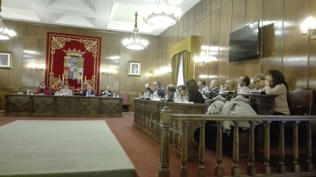 Momento del pleno de la Diputación Provincial de Zamora