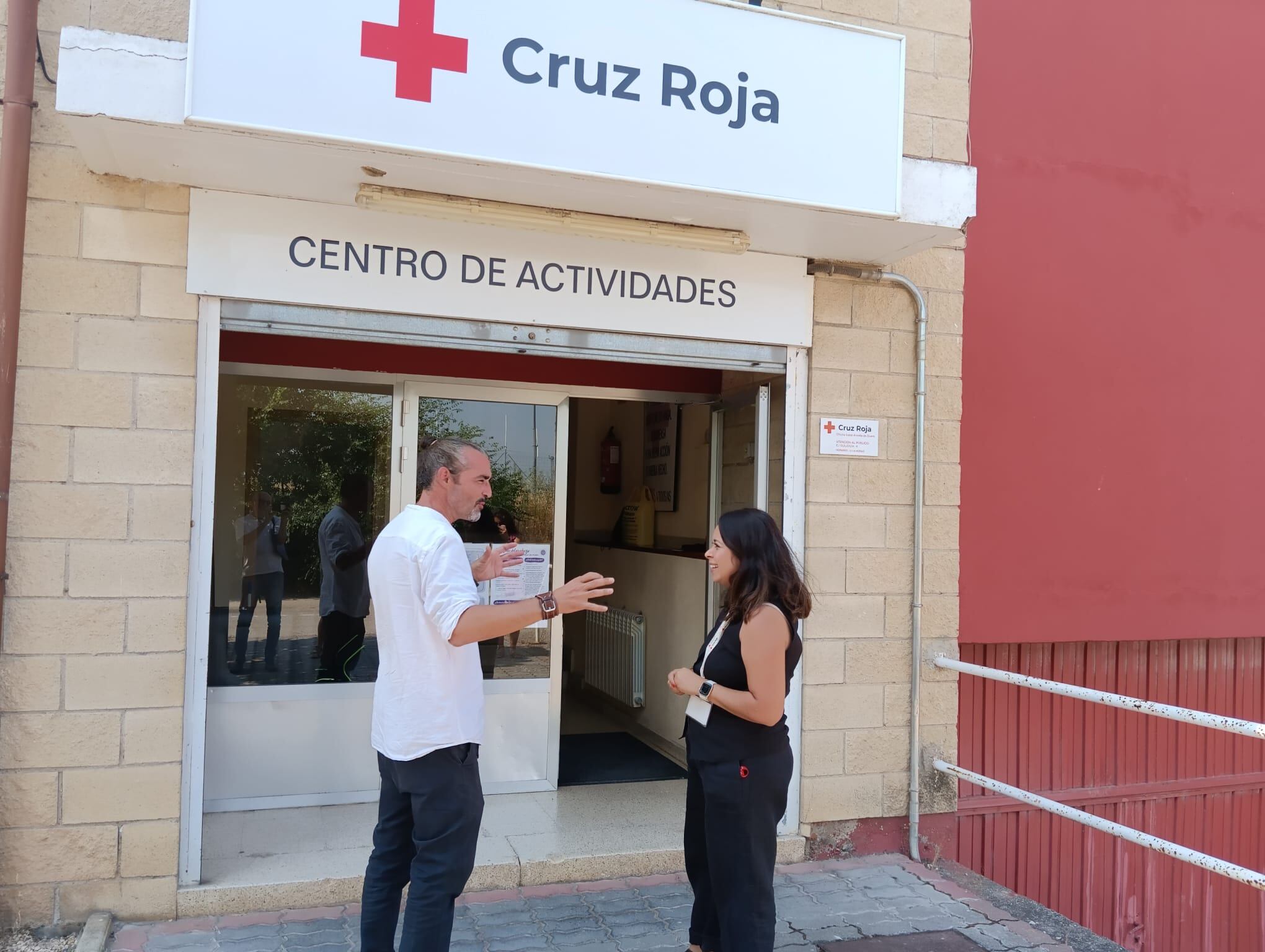 Preparativos del dispositivo en la base de socorro de Aranda de Duero