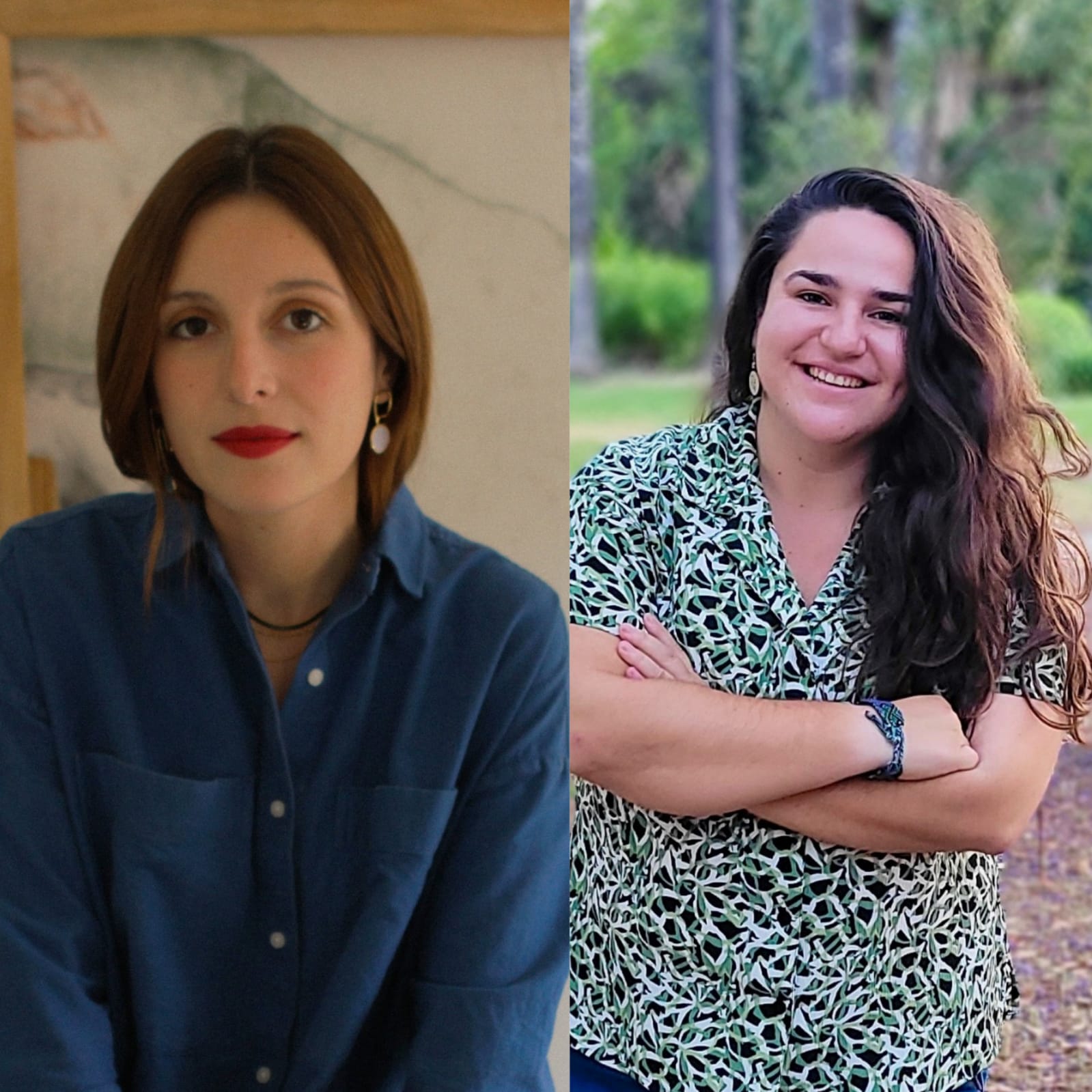 Lucía Aragón Luque y Julia Ponce, dos jóvenes directoras que participarán con sus cortos en la sección de cortos AAMMA del festival