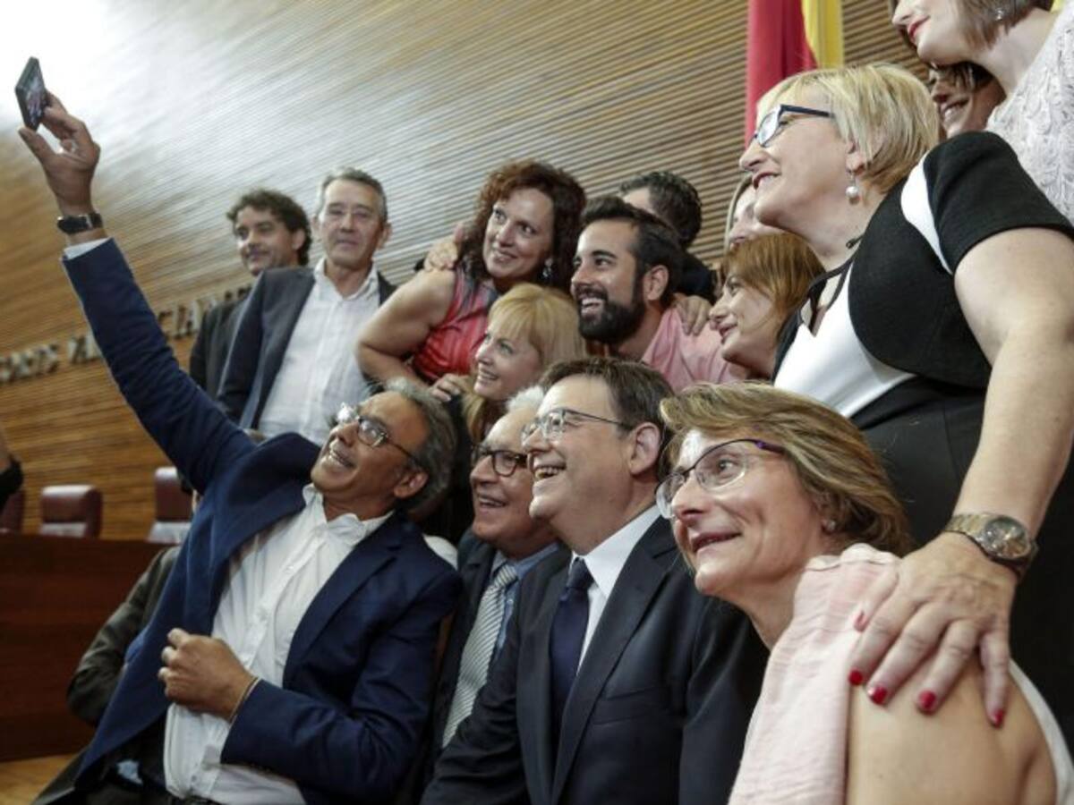 Imágenes del acto de toma de posesión de Ximo Puig como president