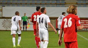 Santos, en uno de los partidos de pretemporada