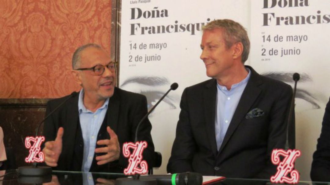 Lluís Pasqual y Daniel Bianco, en la presentación de &#039;Doña Francisquita&#039;