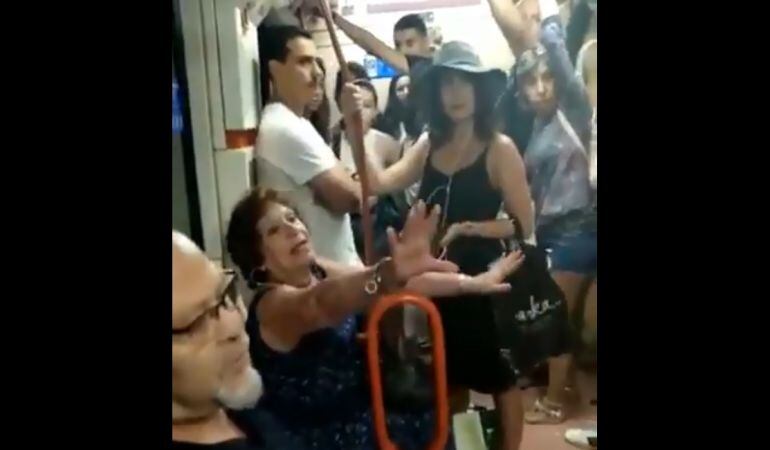 Actuación racista de una señora en el Metro de Madrid