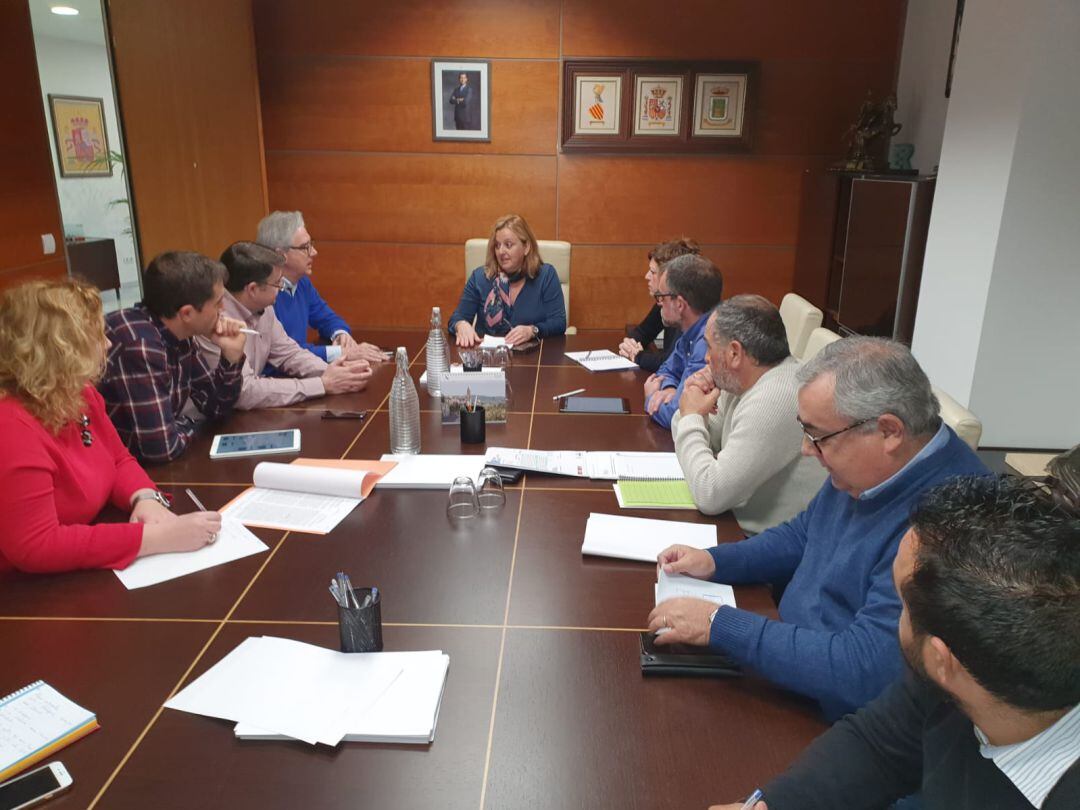 Reunión tras el temporal Gloria.