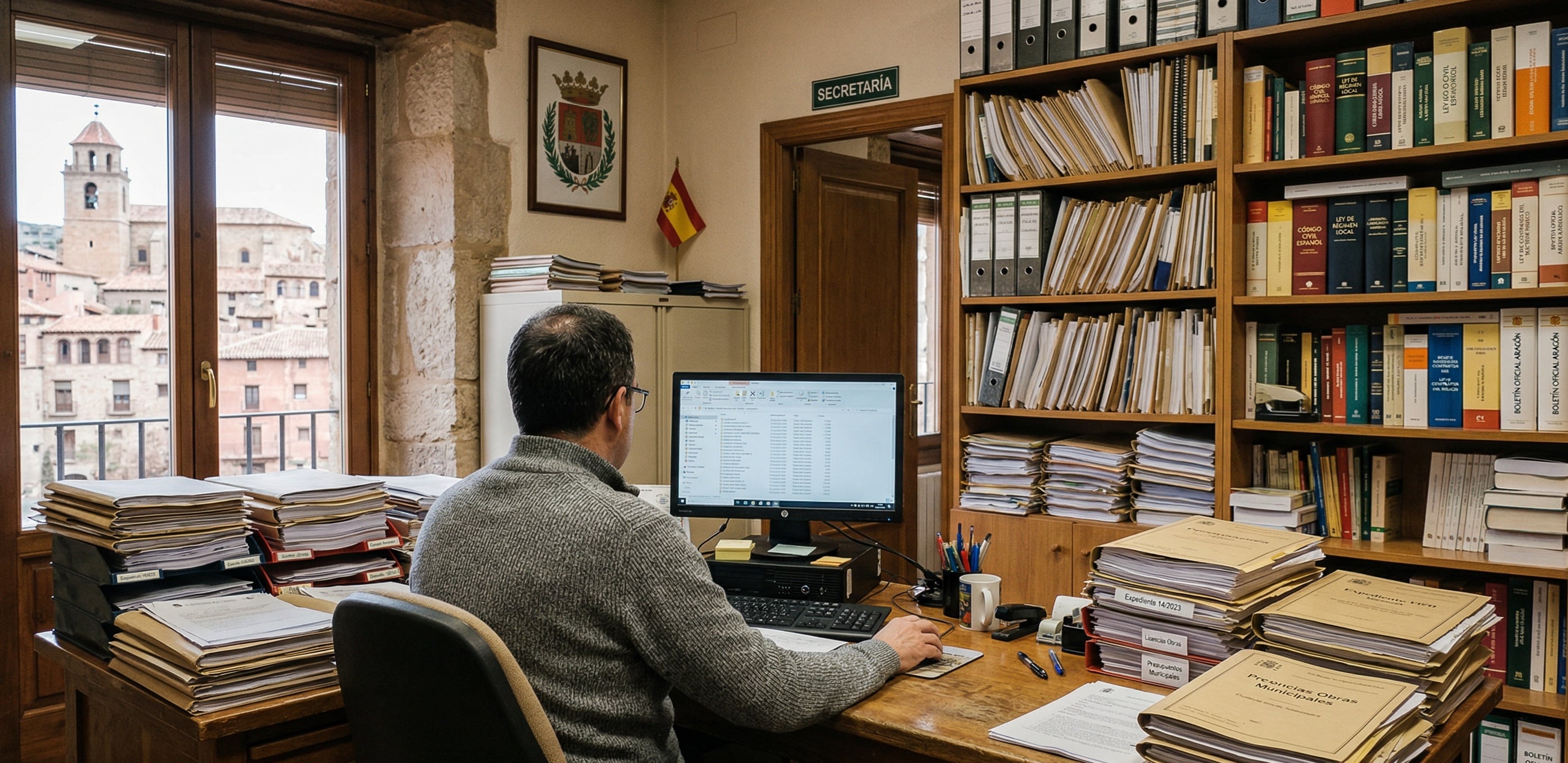 Muchos municipios turolenses cambian de secretario durante estas semanas