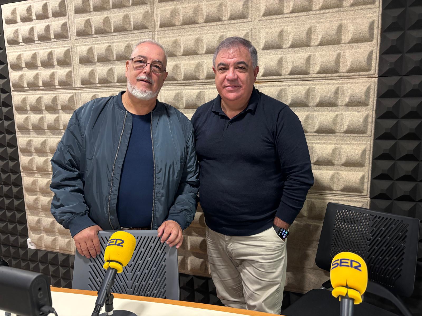 José Antonio Cervero y Antonio Valiente de la Asamblea Cristiana de Morón