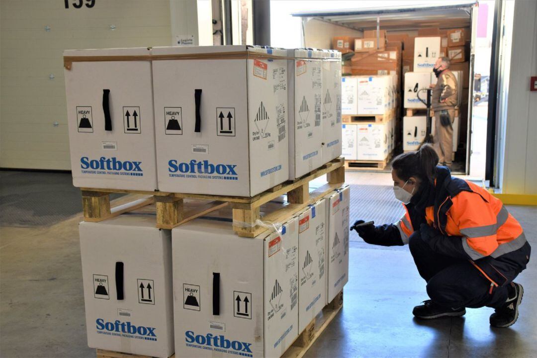 Vacunas covid llegadas a Galicia este lunes