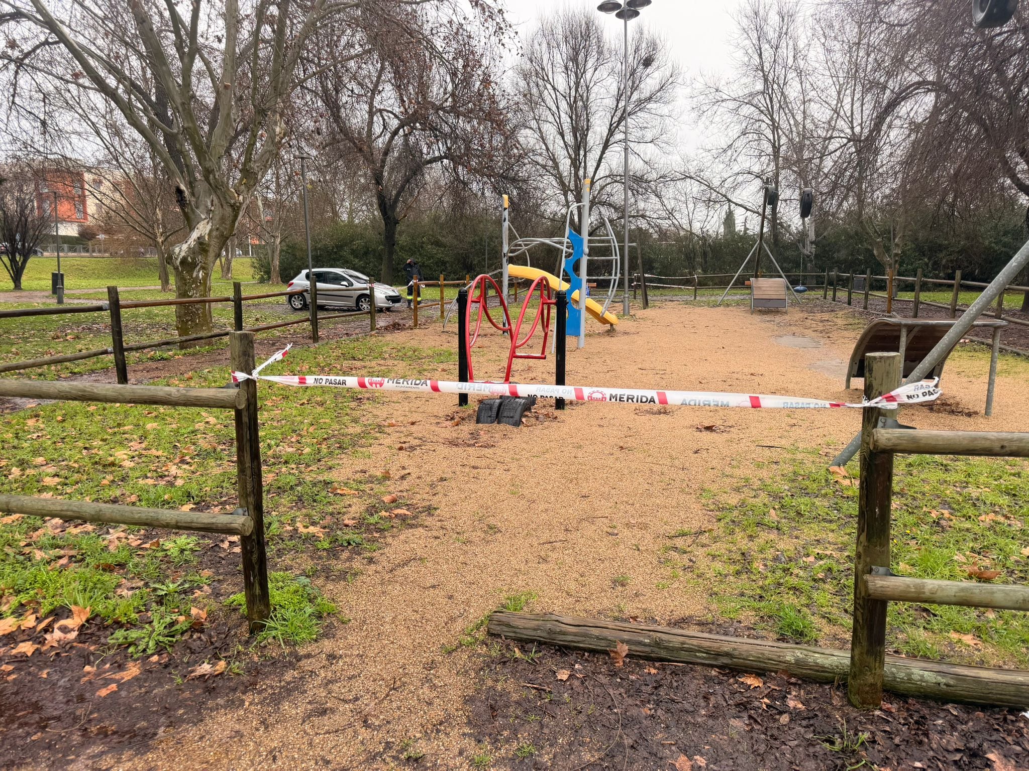 Parque cerrado en Mérida