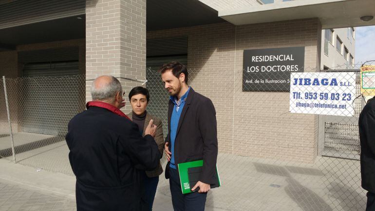 Los delegados de Vivienda, Mariela Fernández, e Innovación, Juan José Martín, han visitado esta promoción de viviendas en el PTS dotadas de calefacción por geotermia