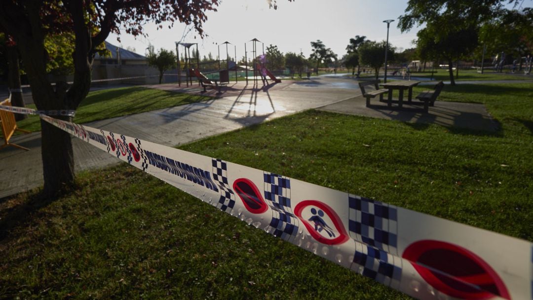 Parque infantil cerrado