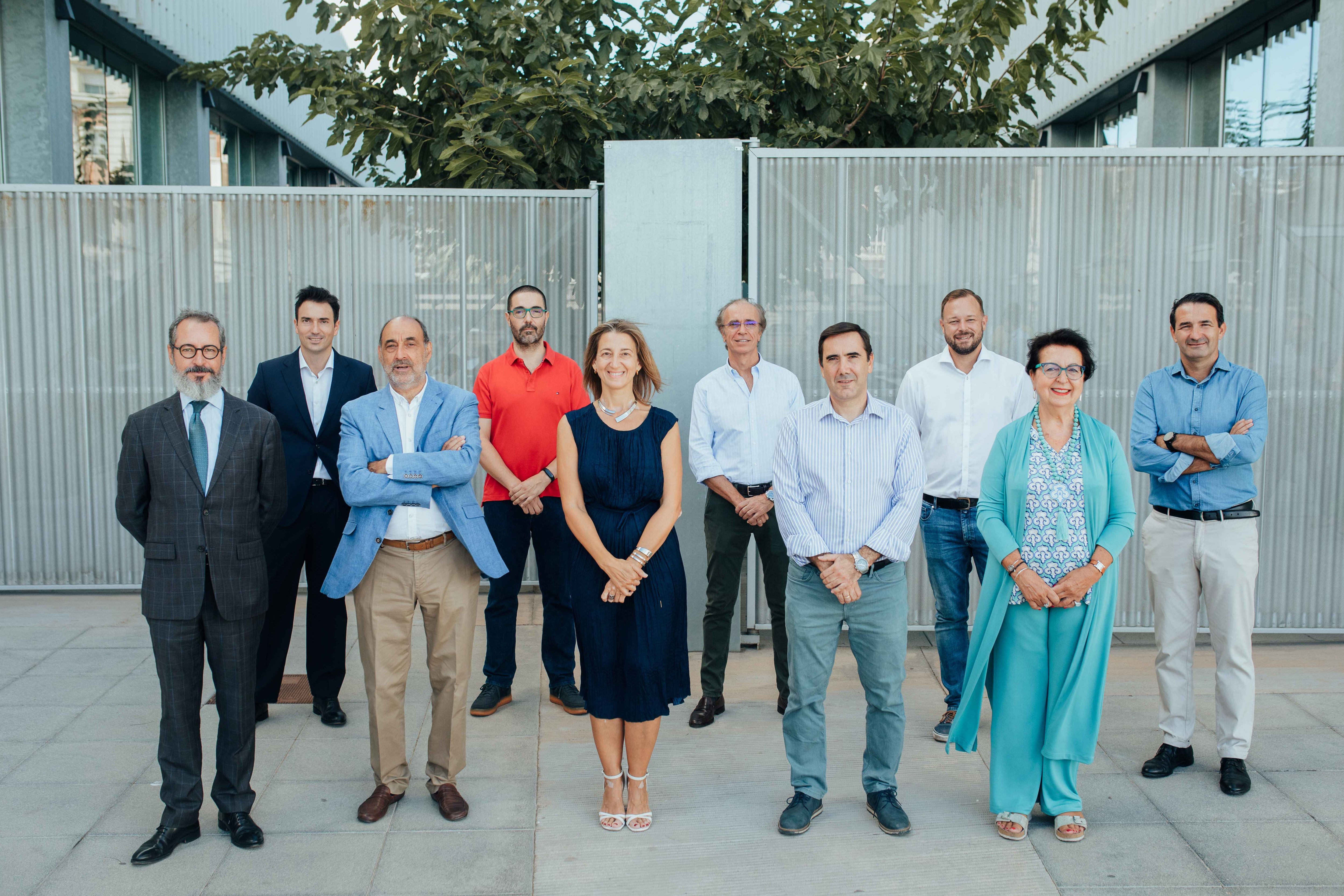 El equipo de la compañía en una foto de familia