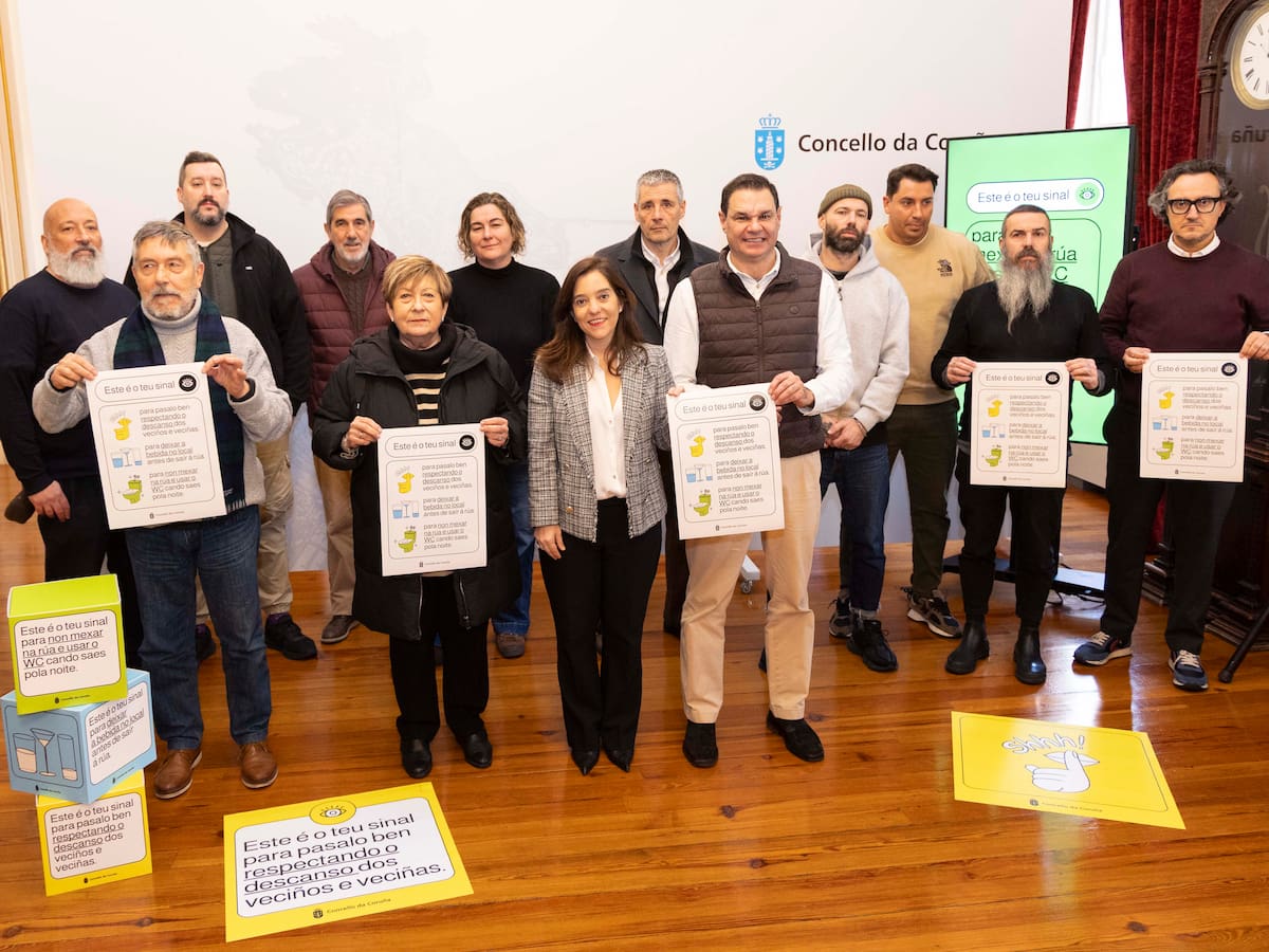 La campaña de A Coruña para concienciar sobre el ocio nocturno