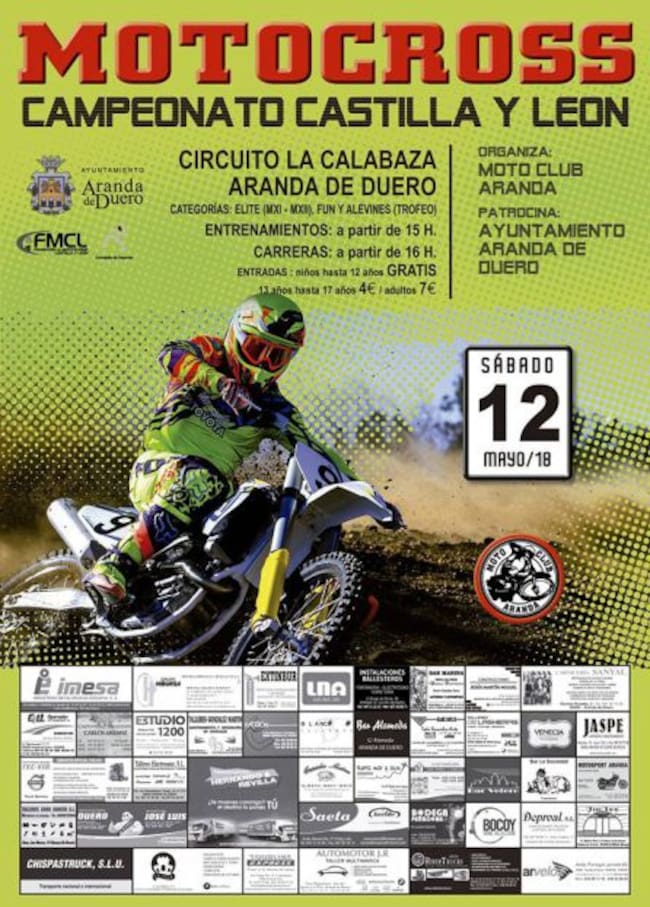 Cartel de la prueba de este próximo sábado en La Calabaza.