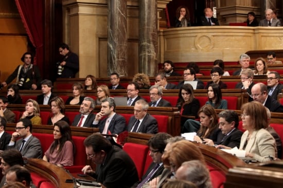 Els diputats socialistes al Parlament