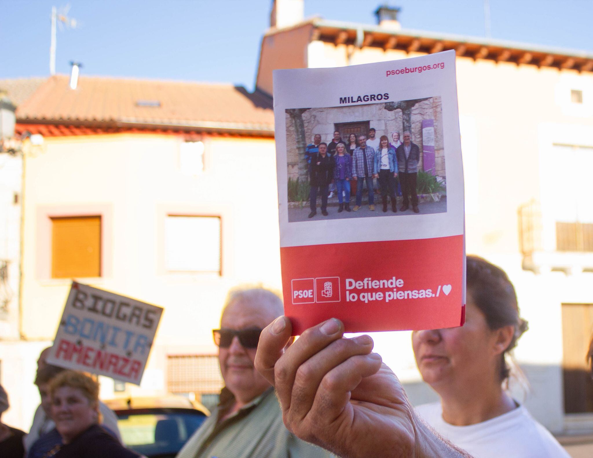 Imagen de archivo de una de las concentraciones celebradas en Milagros