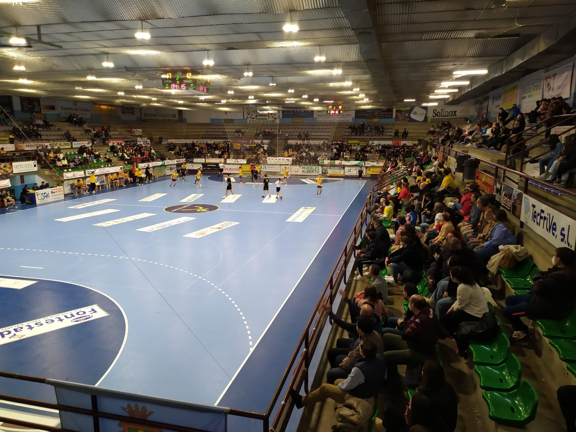 Buen ambiente en el pabellón en el sector