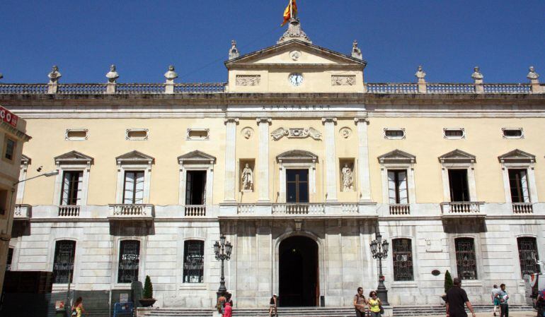 Façana de l&#039;ajuntament. 