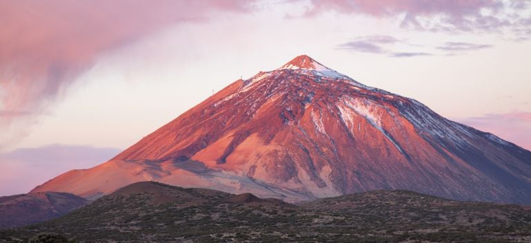 Vista del Teide desde su Parque Nacional (Tenerife). 