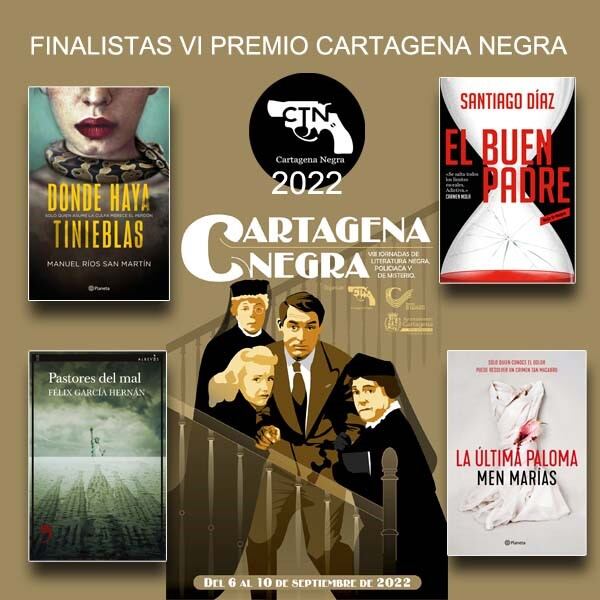 Finalistas de la novela Cartagena Negra 2022