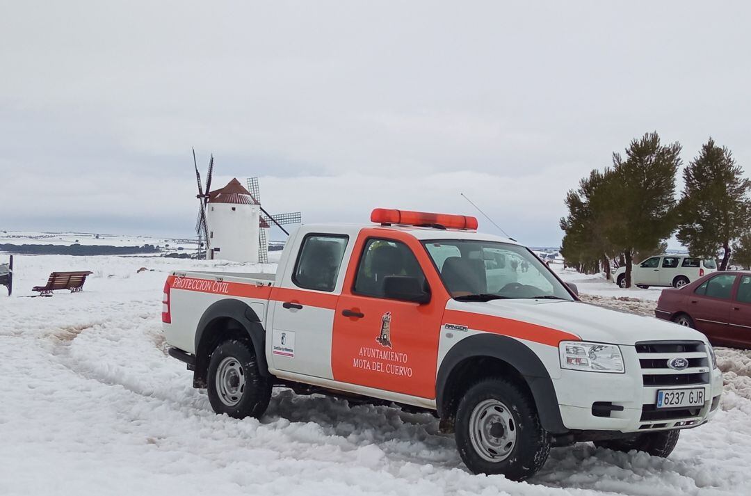 Nieve en la Sierra de Los Molinos, &#039;El balcón de La Mancha&#039;