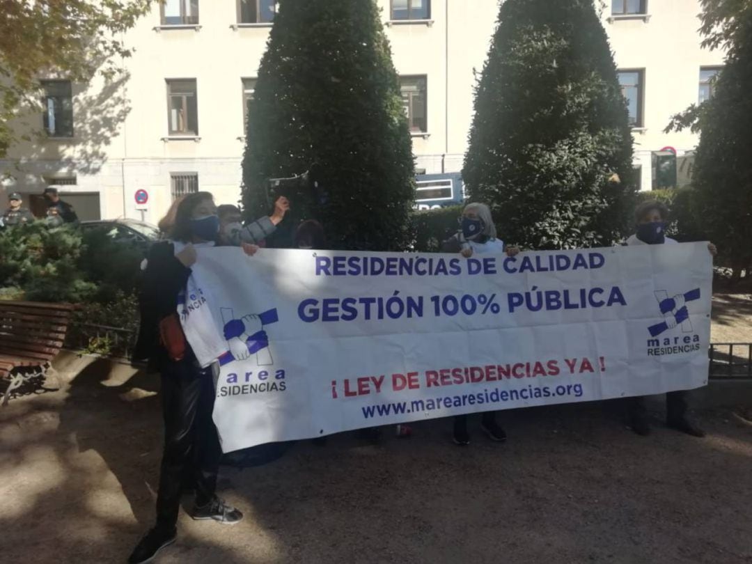 Marea de Residencias en una protesta frente a la sede de la Fiscalía el pasado mes de noviembre. 