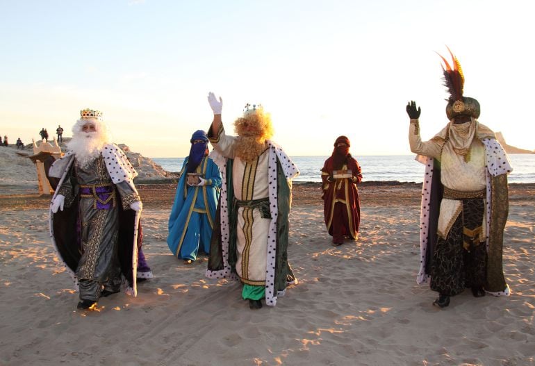 Los Reyes Magos llegan a Moraira.