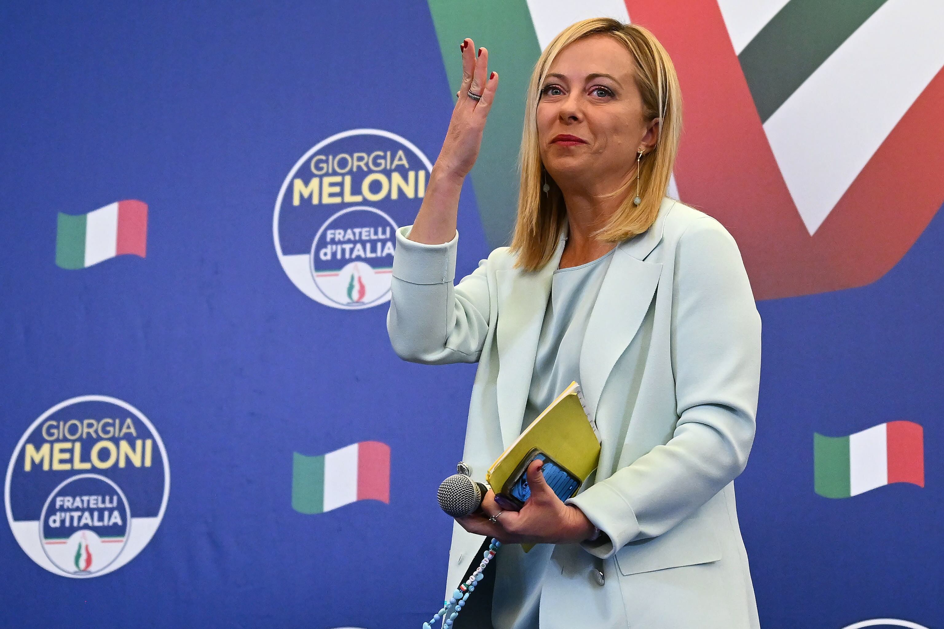 Giorgia Meloni gana las elecciones generales en Italia EFE/EPA/ETTORE FERRARI