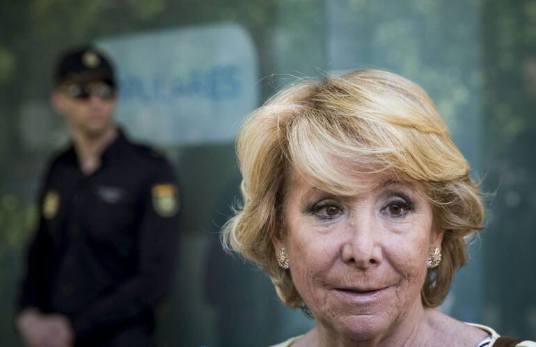 La presidenta del PP de Madrid y candidata a la Alcaldía de la ciudad, Esperanza Aguirre.