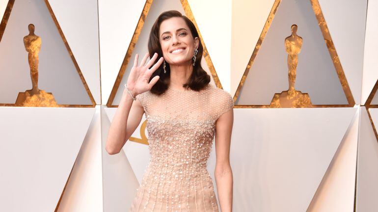 La actriz Allison Williams, en la alfombra roja