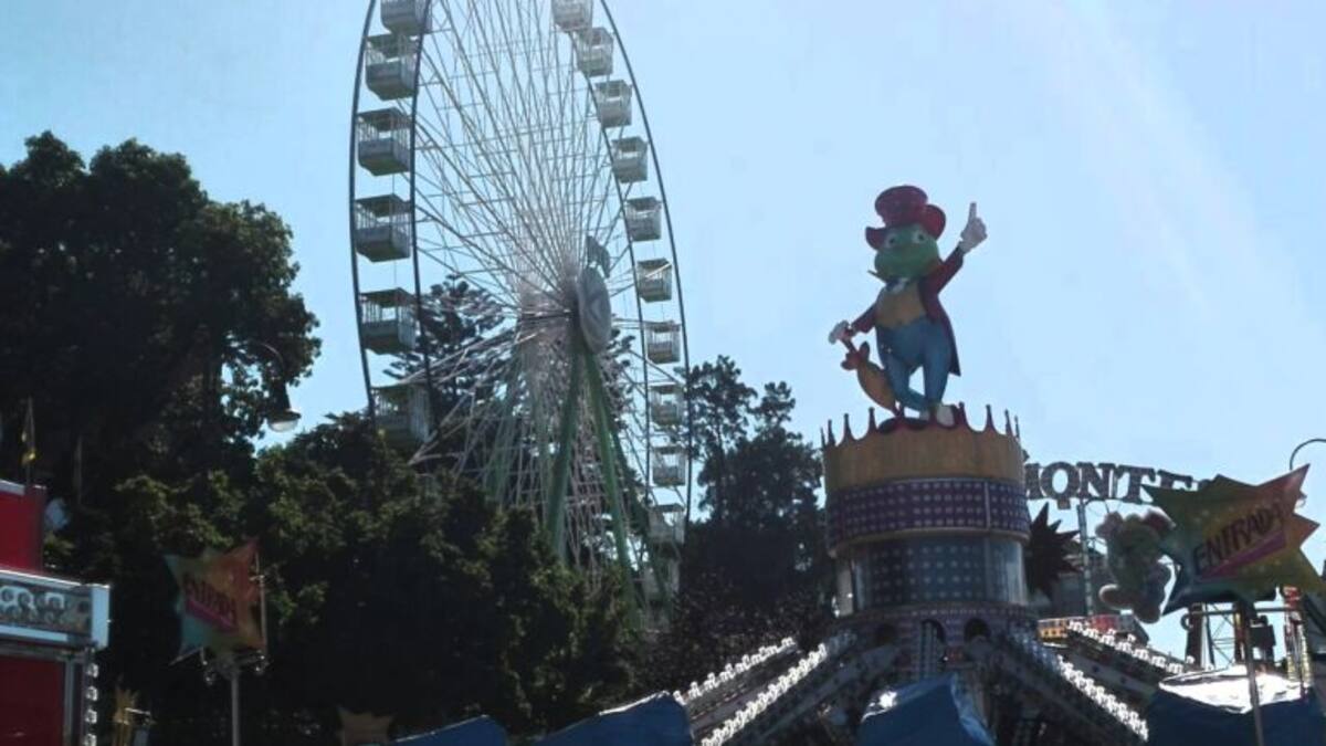 Se ponen en marcha las atracciones de la Peregrina