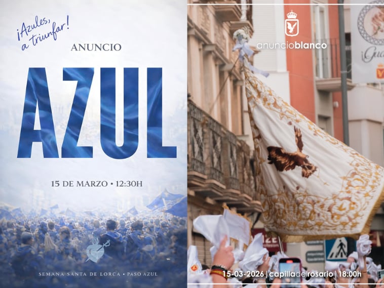 Cartel del Paso Azul y Paso Blanco