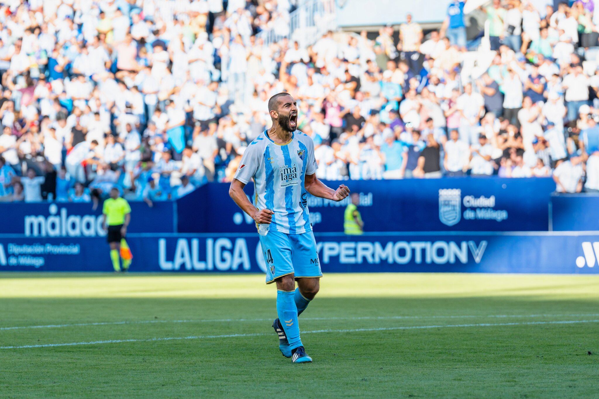 El defensa del Málaga Einar Galilea, con muchas opciones de regresar el domingo ante el Almería, tras superar una lesión