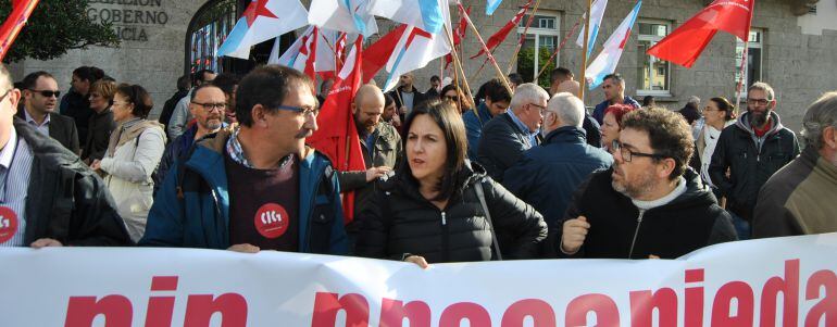 Movilización de la CIg por los derechos laborales