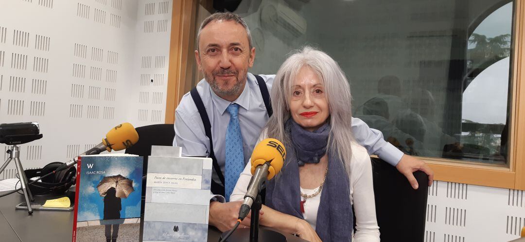 María Jesús Silva y José Manuel Contreras en Rincón Literario