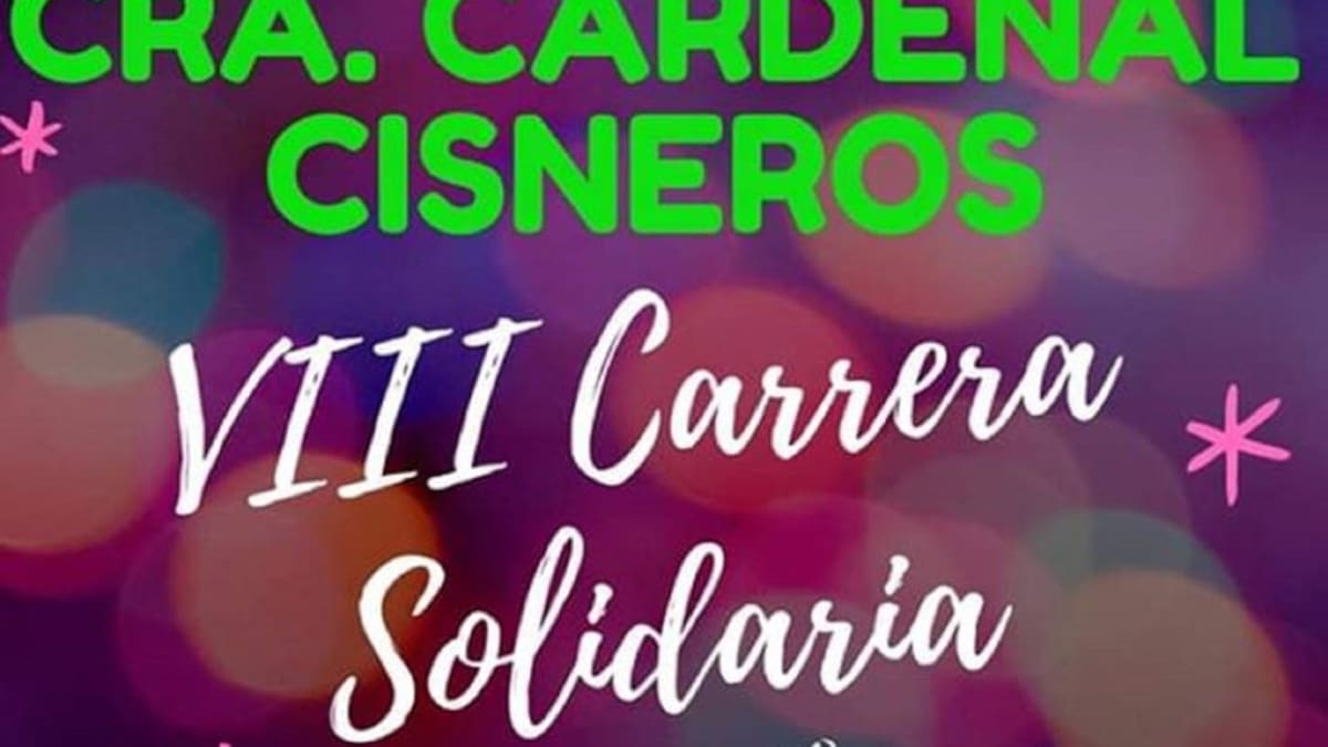 Octava carrera solidaria Cardenal Cisneros