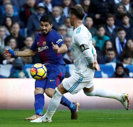 Luis Suárez y Sergio Ramos.