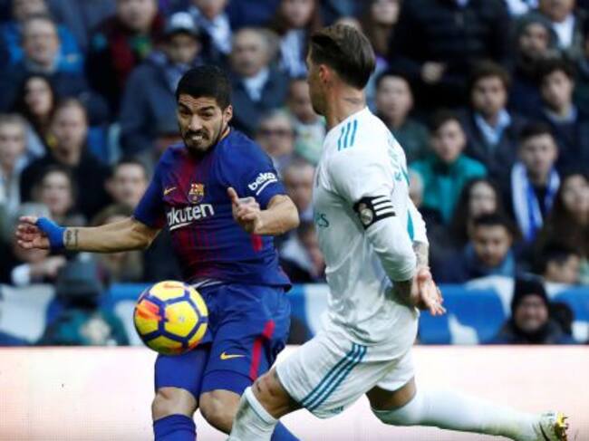 Luis Suárez y Sergio Ramos.