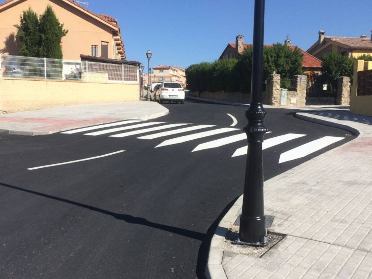 Finalizan los trabajos de urbanización de la calle Rafael Baixeras en Palazuelos