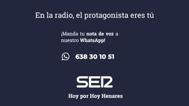 Teléfono de los oyentes de SER Henares.