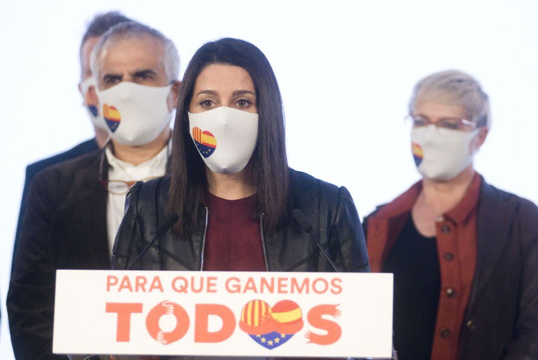 La presidenta de Ciudadanos, Inés Arrimadas.