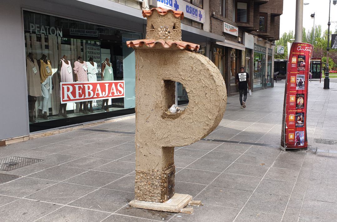 Obra ganadora del concurso "Palencia con P" de 2019