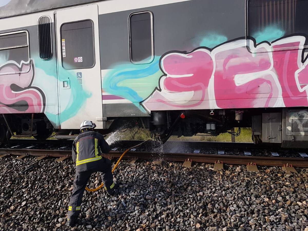 Incendio en el "Canfranero" sin daños personales