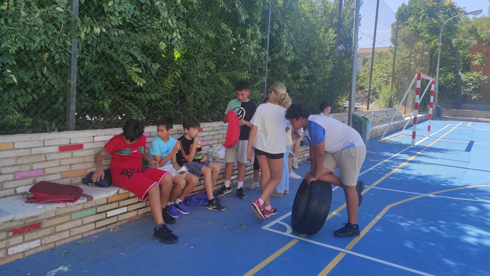 Escolares en el colegio &quot;Jorge Manrique&quot; de Ciudad Real