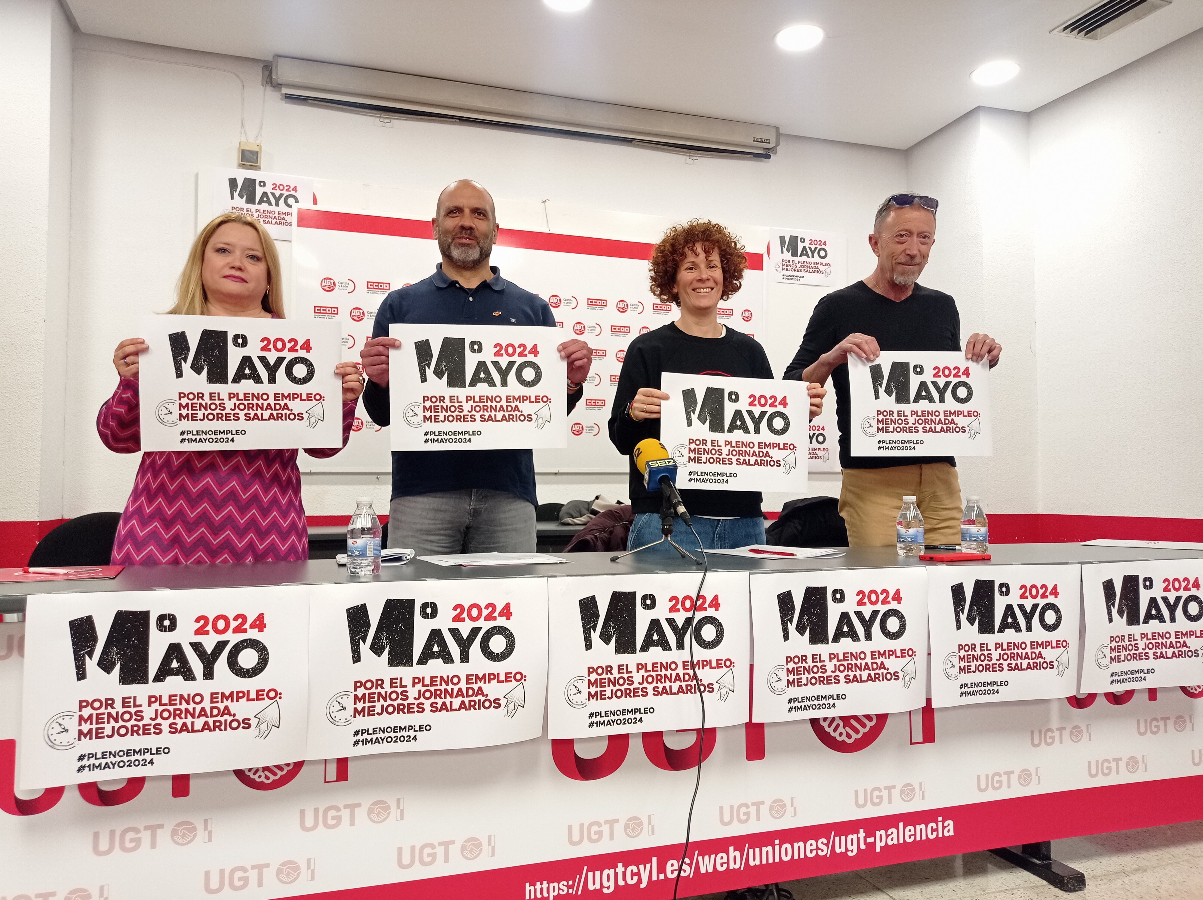 UGT y CCOO convocan el Palencia el 1º de mayo Día Internacional del Trabajo