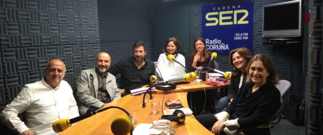 Participantes en el debate electoral de El Coruñés Opina