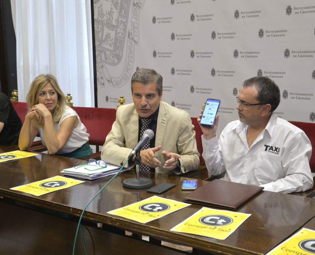 Presentación de la aplicación sobre taxi compartido en Granada